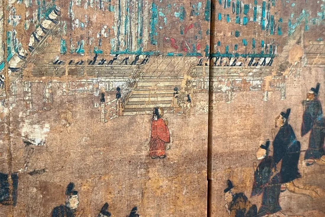 National Treasure “Prince Shotoku Illustrated Biography” reproduction portion